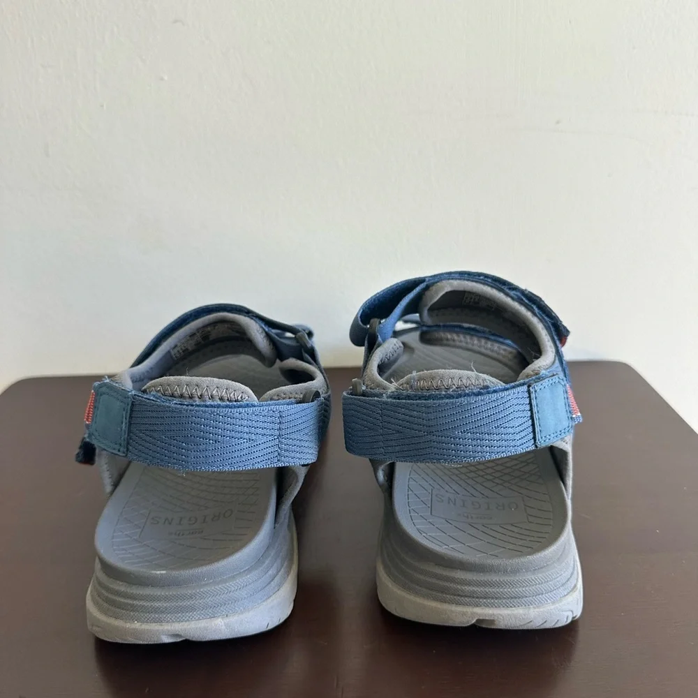 Mens Earth Origins Bostonian Bowen Sport Sandals Blue Size 9